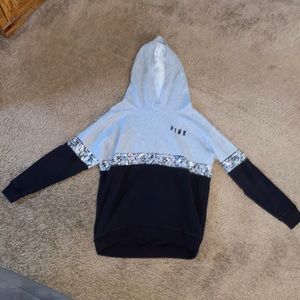 Victoria Secret Black and Gray sequin sweatshirt
